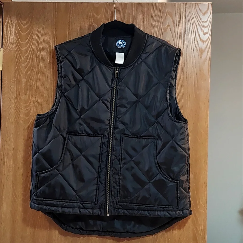 Key Apparel Polar King Black Quilted Vest